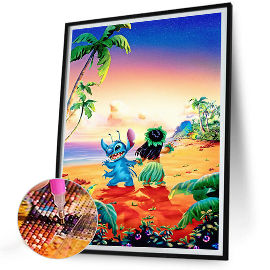 Stitch - Full Round Drill Diamond Painting 30*40CM