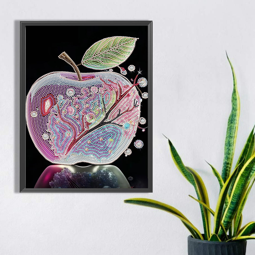 Purple Apple - Special Shaped Drill Diamond Painting 30*40CM
