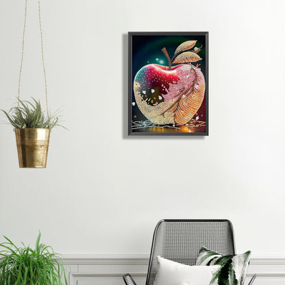 Red And Green Apples - Special Shaped Drill Diamond Painting 30*40CM
