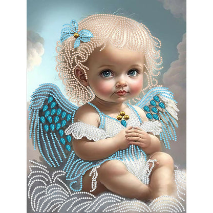 Angel Little Girl - Special Shaped Drill Diamond Painting 30*40CM