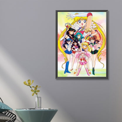 Sailor Moon - Full Round Drill Diamond Painting 40*60CM