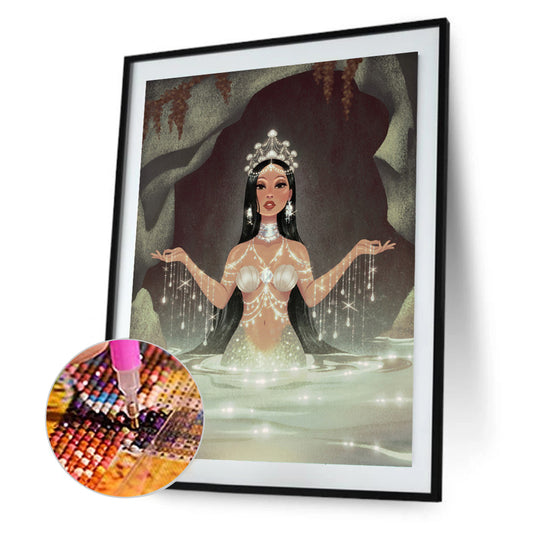 Mermaid Princess - Full Round Drill Diamond Painting 30*40CM