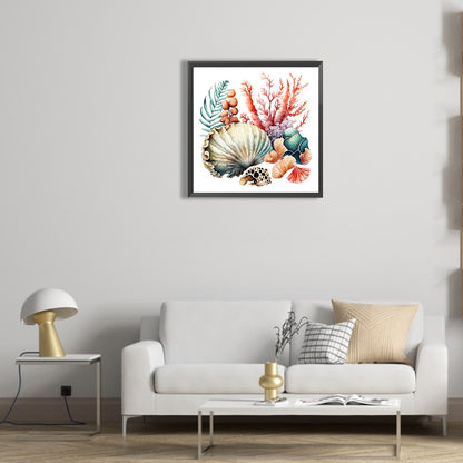 Coral Shell - Full Round Drill Diamond Painting 30*30CM