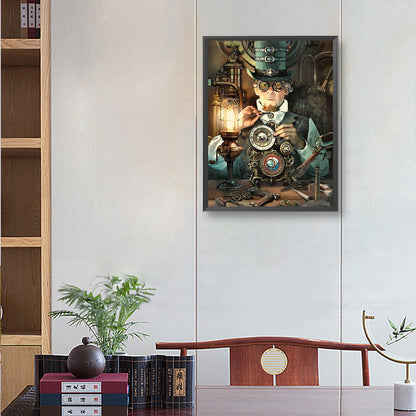 Steampunk - Full Round Drill Diamond Painting 30*40CM