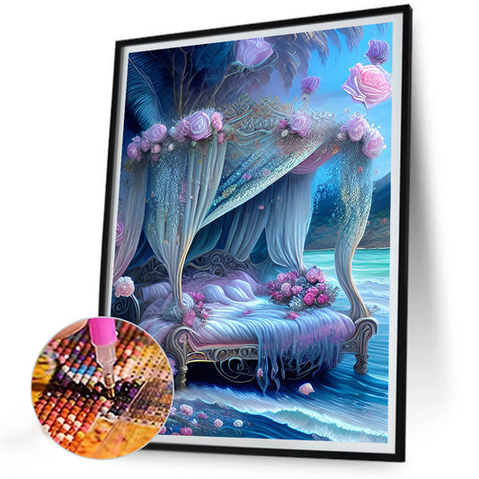 Princess Bed - Full Round Drill Diamond Painting 30*40CM