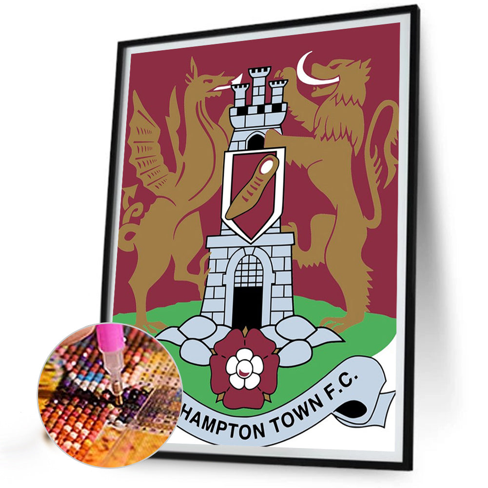 Northampton Football Club - Full Round Drill Diamond Painting 40*50CM