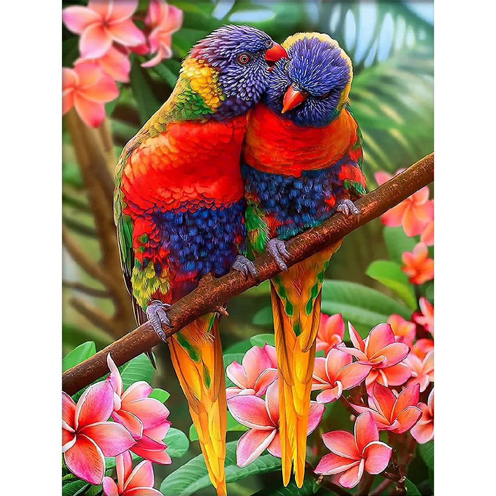 Parrot - Full Round Drill Diamond Painting 30*40CM