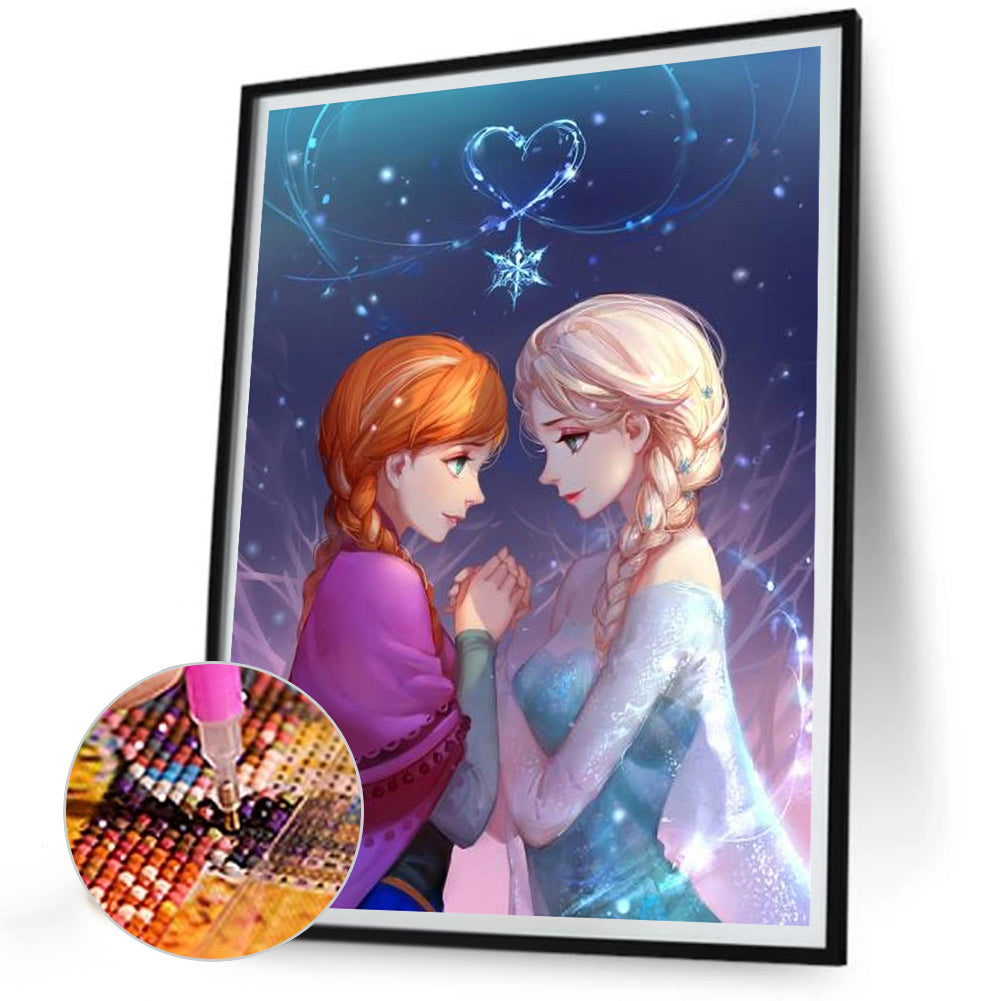 Frozen - Full Round Drill Diamond Painting 30*40CM