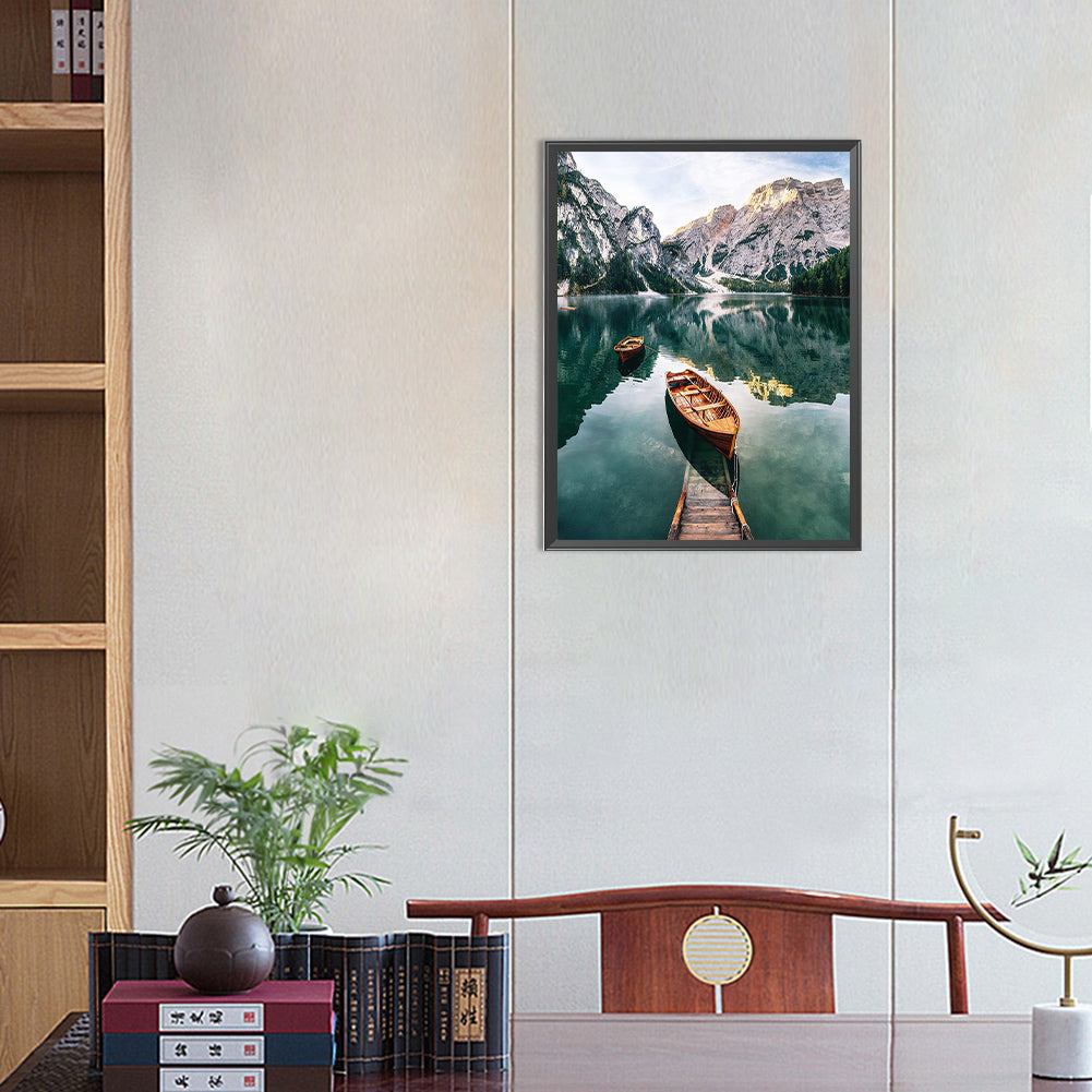 Landscape - Full Round Drill Diamond Painting 30*40CM