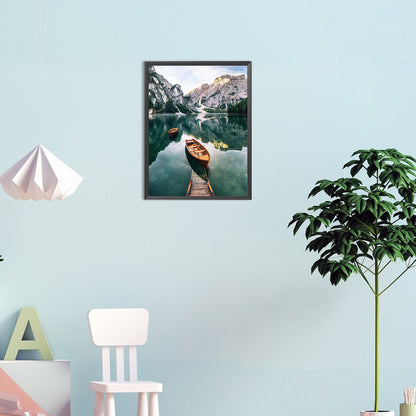 Landscape - Full Round Drill Diamond Painting 30*40CM