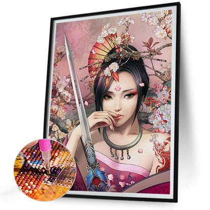 Antique Heroine - Full Round Drill Diamond Painting 30*40CM
