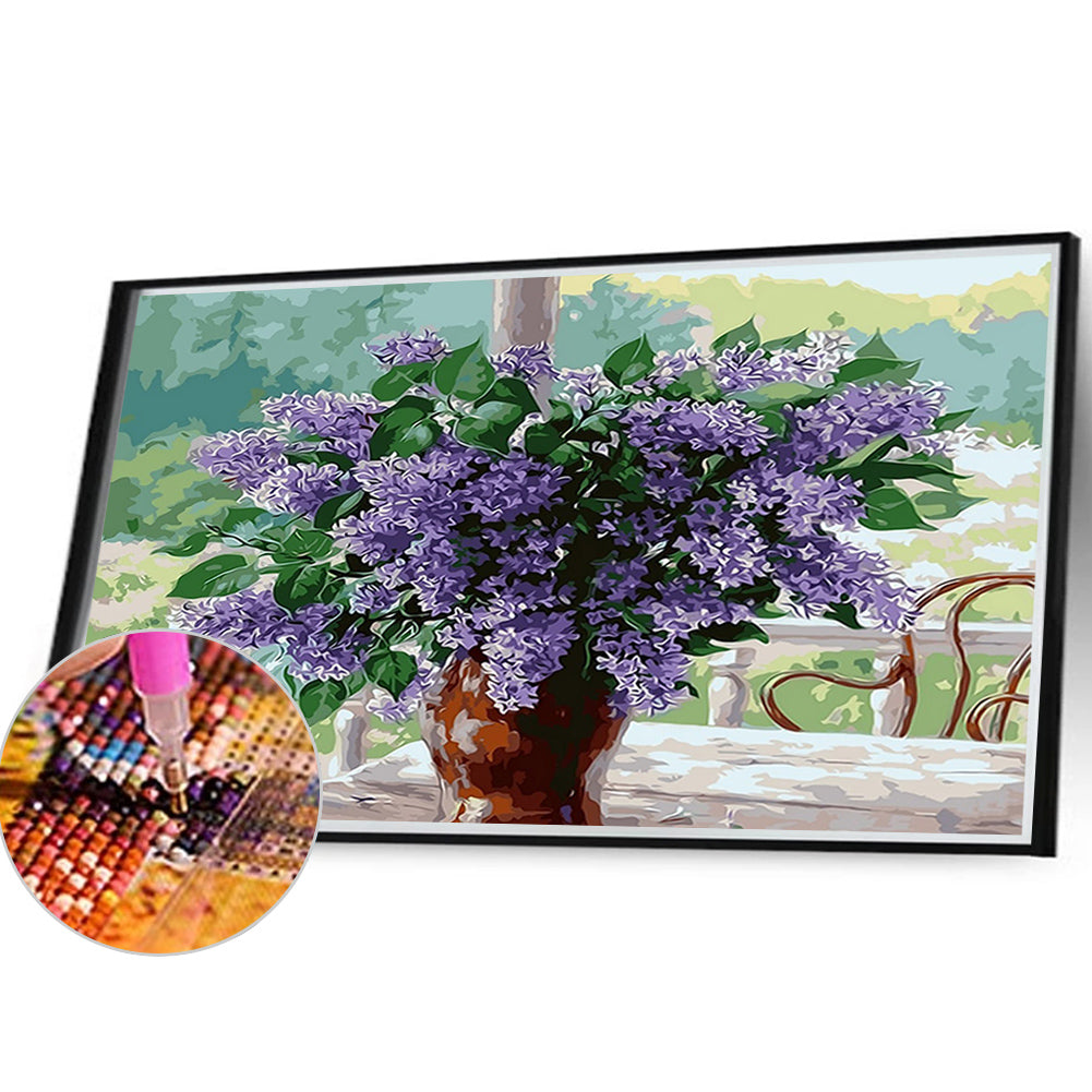 The Flowers - Full Round Drill Diamond Painting 40*30CM