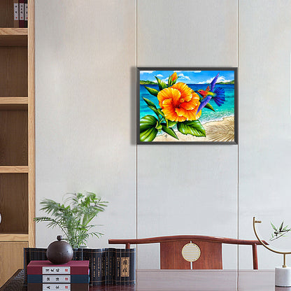 The Flowers - Full Round Drill Diamond Painting 40*30CM