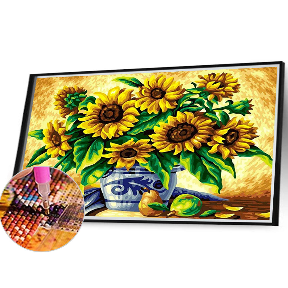 The Flowers - Full Round Drill Diamond Painting 40*30CM