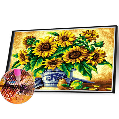 The Flowers - Full Round Drill Diamond Painting 40*30CM