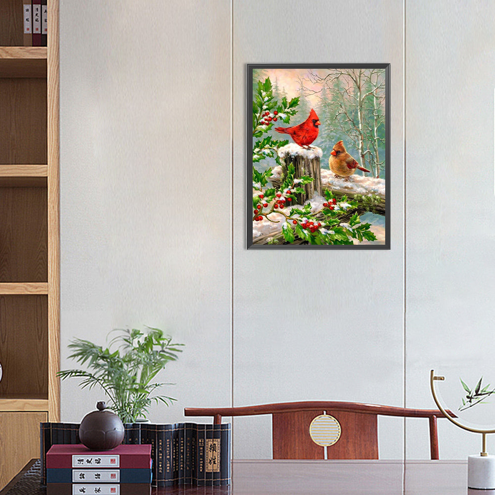 Sparrow - Full Round Drill Diamond Painting 30*40CM