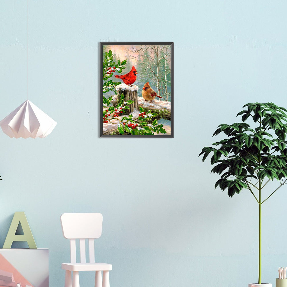 Sparrow - Full Round Drill Diamond Painting 30*40CM