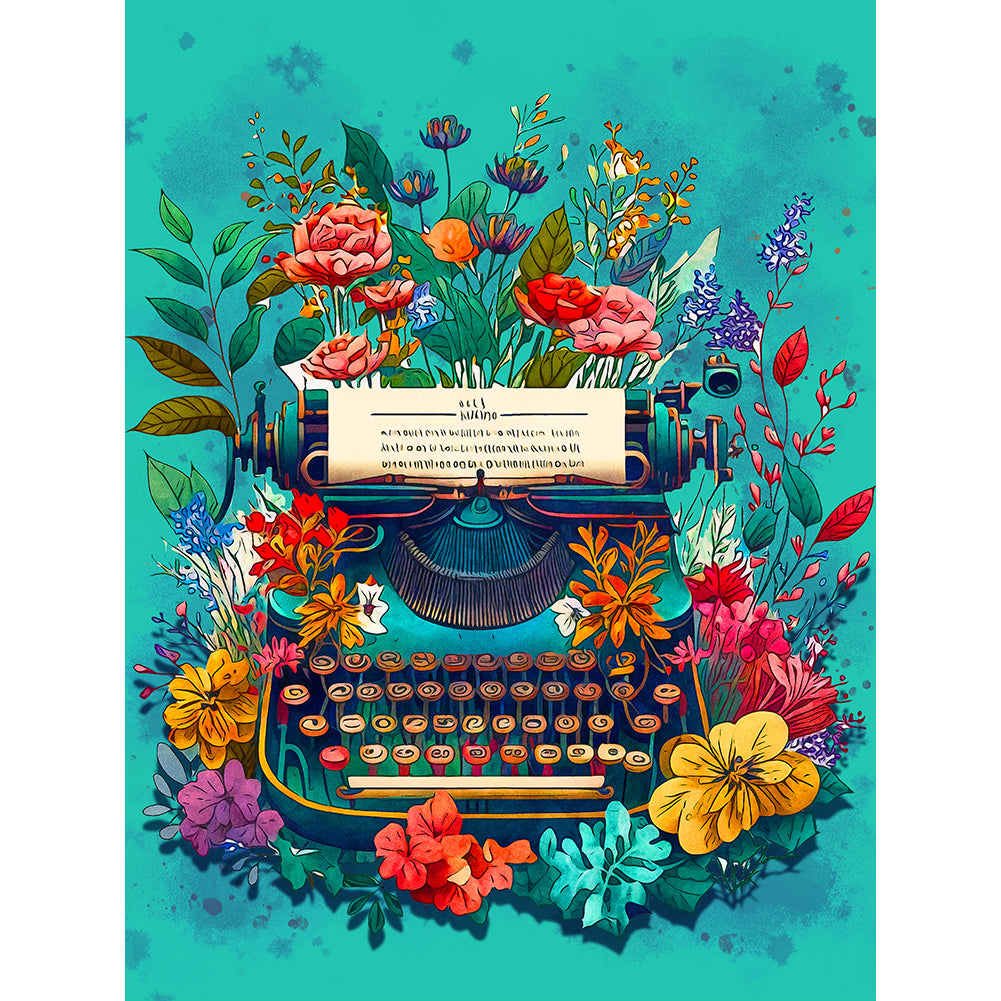 Writer Clip Art - Full Round Drill Diamond Painting 30*40CM