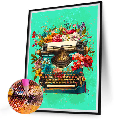 Writer Clip Art - Full Round Drill Diamond Painting 30*40CM