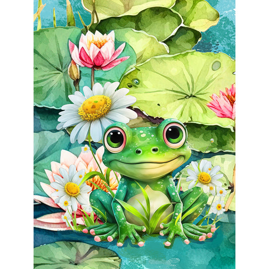 Frog - Full Round Drill Diamond Painting 30*40CM