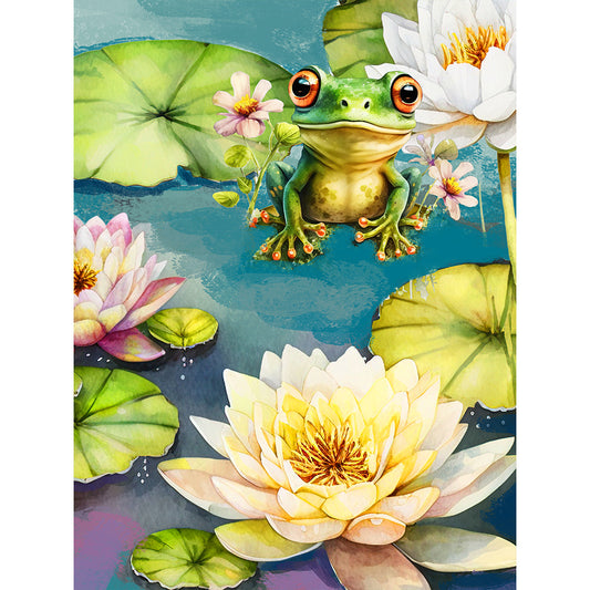 Frog - Full Round Drill Diamond Painting 30*40CM