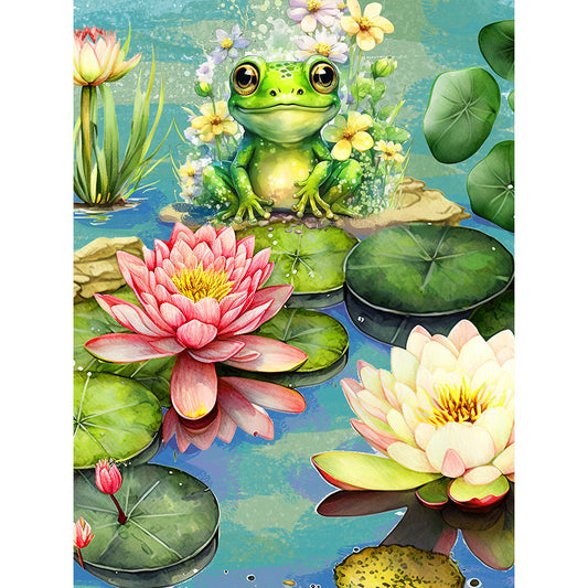 Frog - Full Round Drill Diamond Painting 30*40CM
