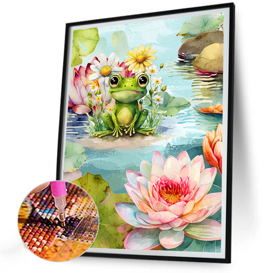 Frog - Full Round Drill Diamond Painting 30*40CM