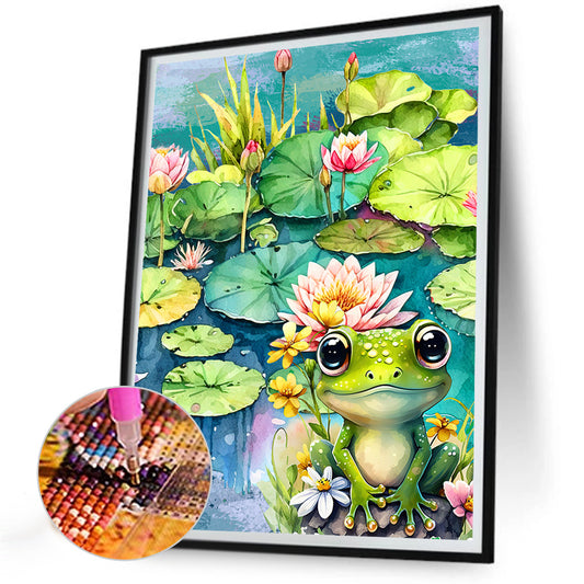 Frog - Full Round Drill Diamond Painting 30*40CM