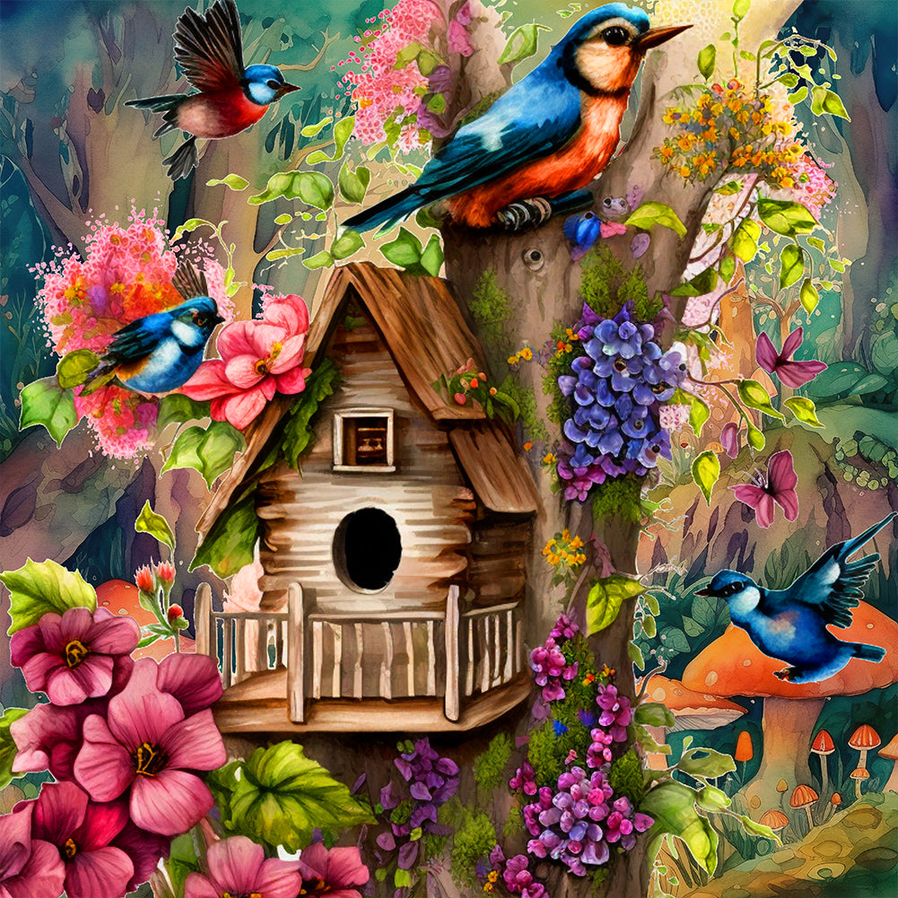 Aviary - Full Round Drill Diamond Painting 30*30CM