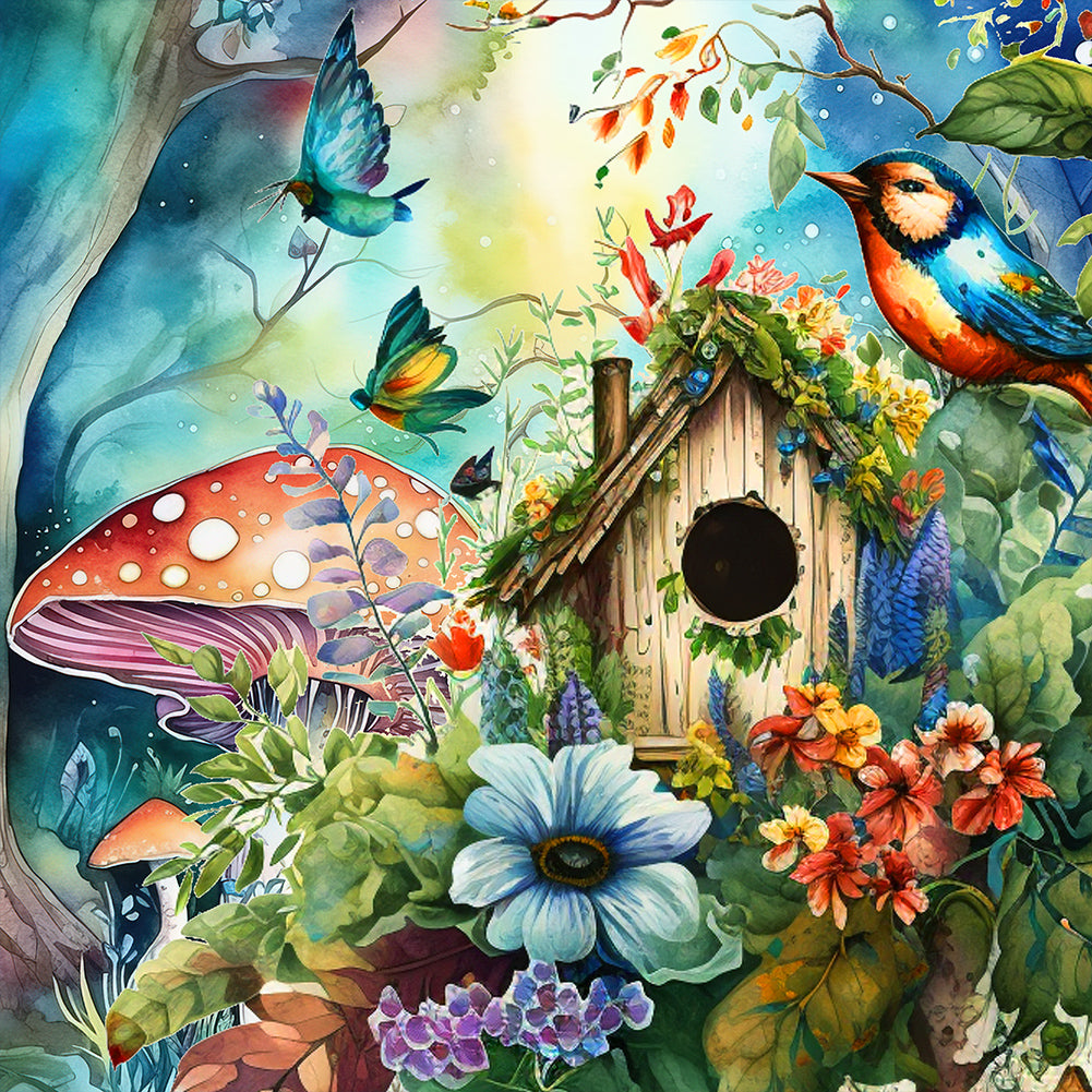 Aviary - Full Round Drill Diamond Painting 30*30CM