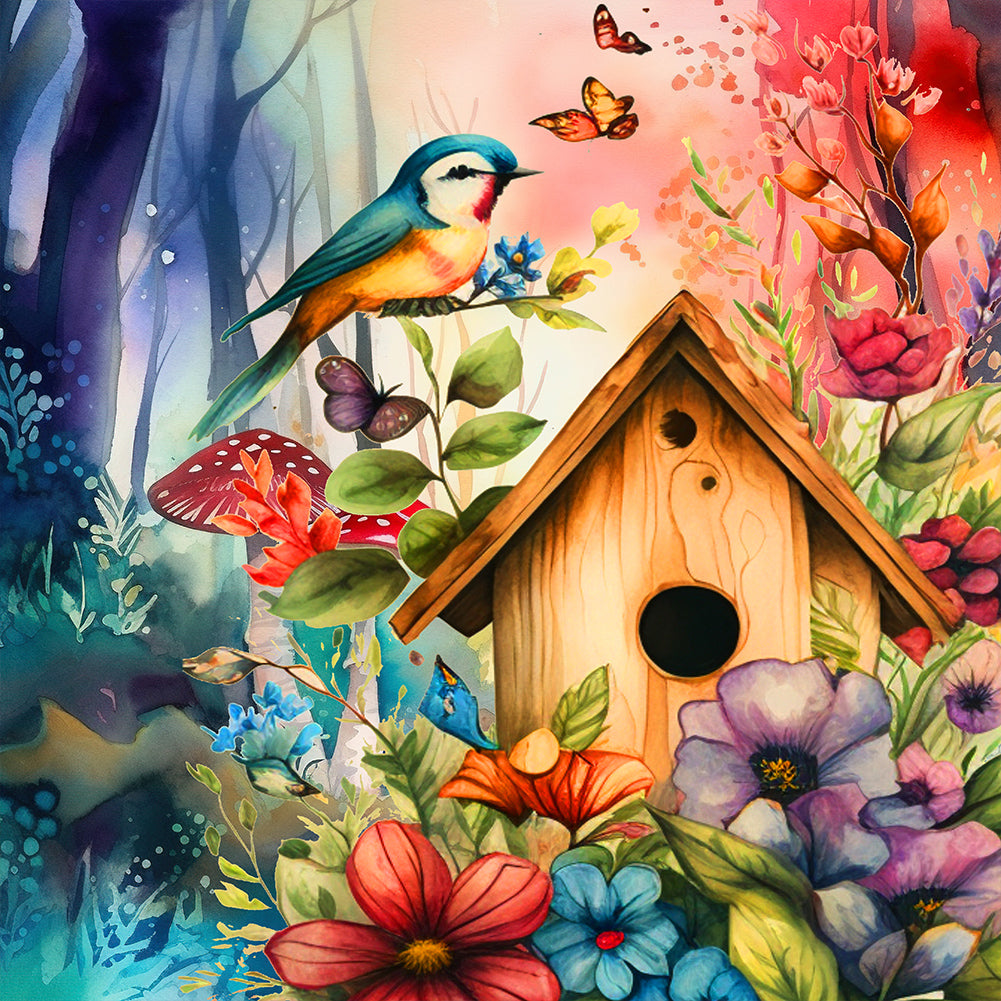 Aviary - Full Round Drill Diamond Painting 30*30CM