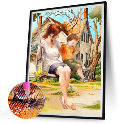 Mother'S Day - Full Round Drill Diamond Painting 30*40CM