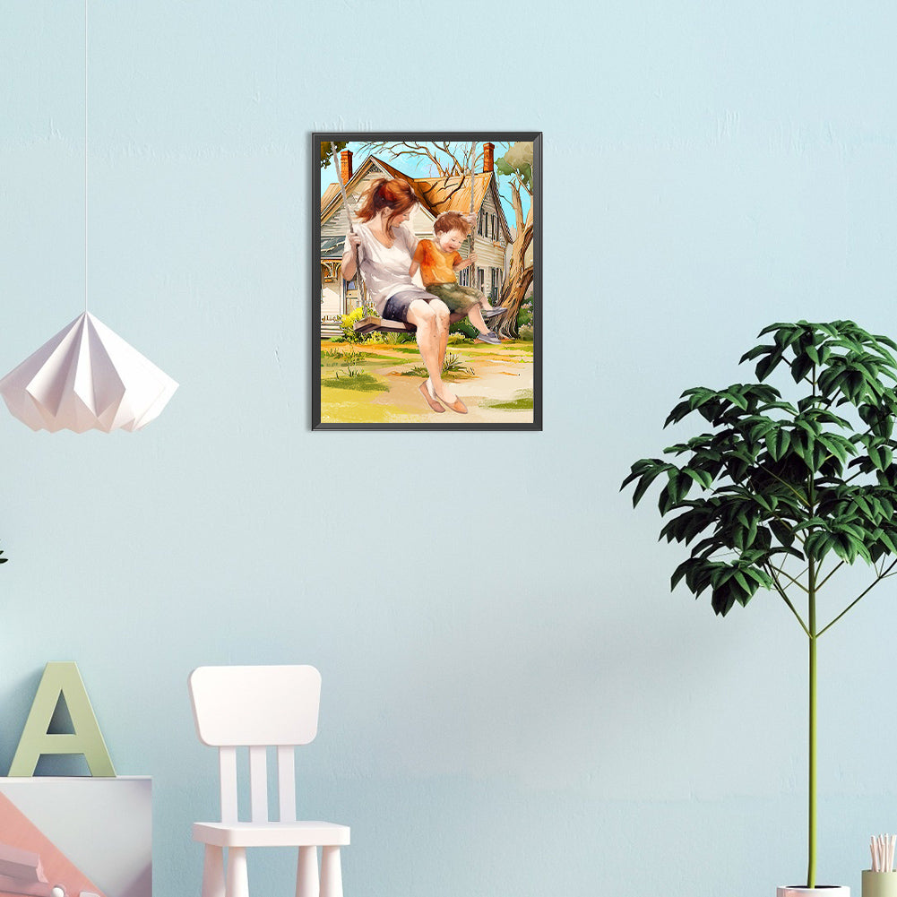 Mother'S Day - Full Round Drill Diamond Painting 30*40CM