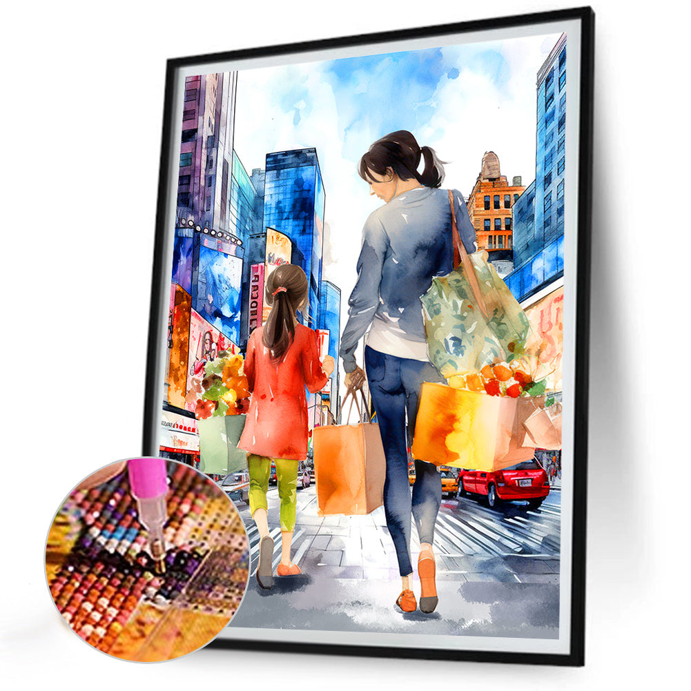 Mother'S Day - Full Round Drill Diamond Painting 30*40CM