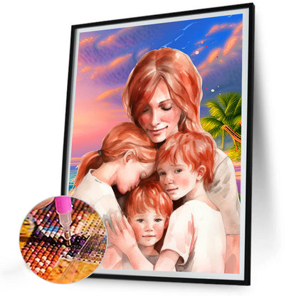Mother'S Day - Full Round Drill Diamond Painting 30*40CM