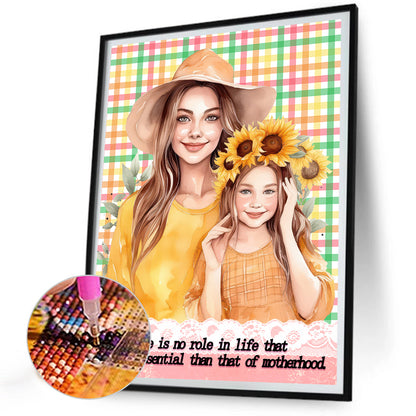 Mother'S Day - Full Round Drill Diamond Painting 30*40CM