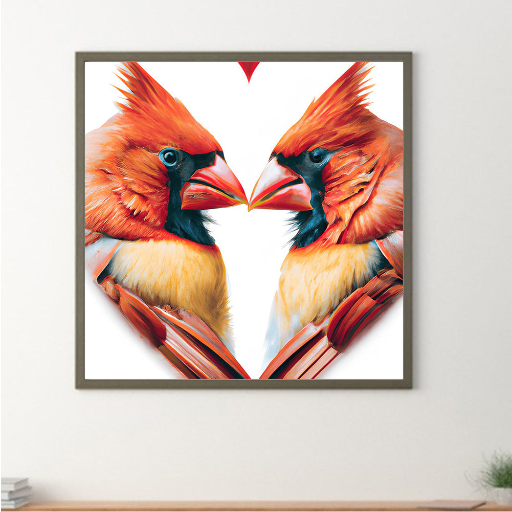Cardinal - Full Round Drill Diamond Painting 30*30CM