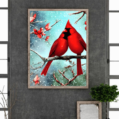Cardinal - Full Round Drill Diamond Painting 30*40CM
