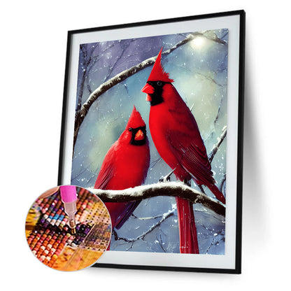 Cardinal - Full Round Drill Diamond Painting 30*40CM