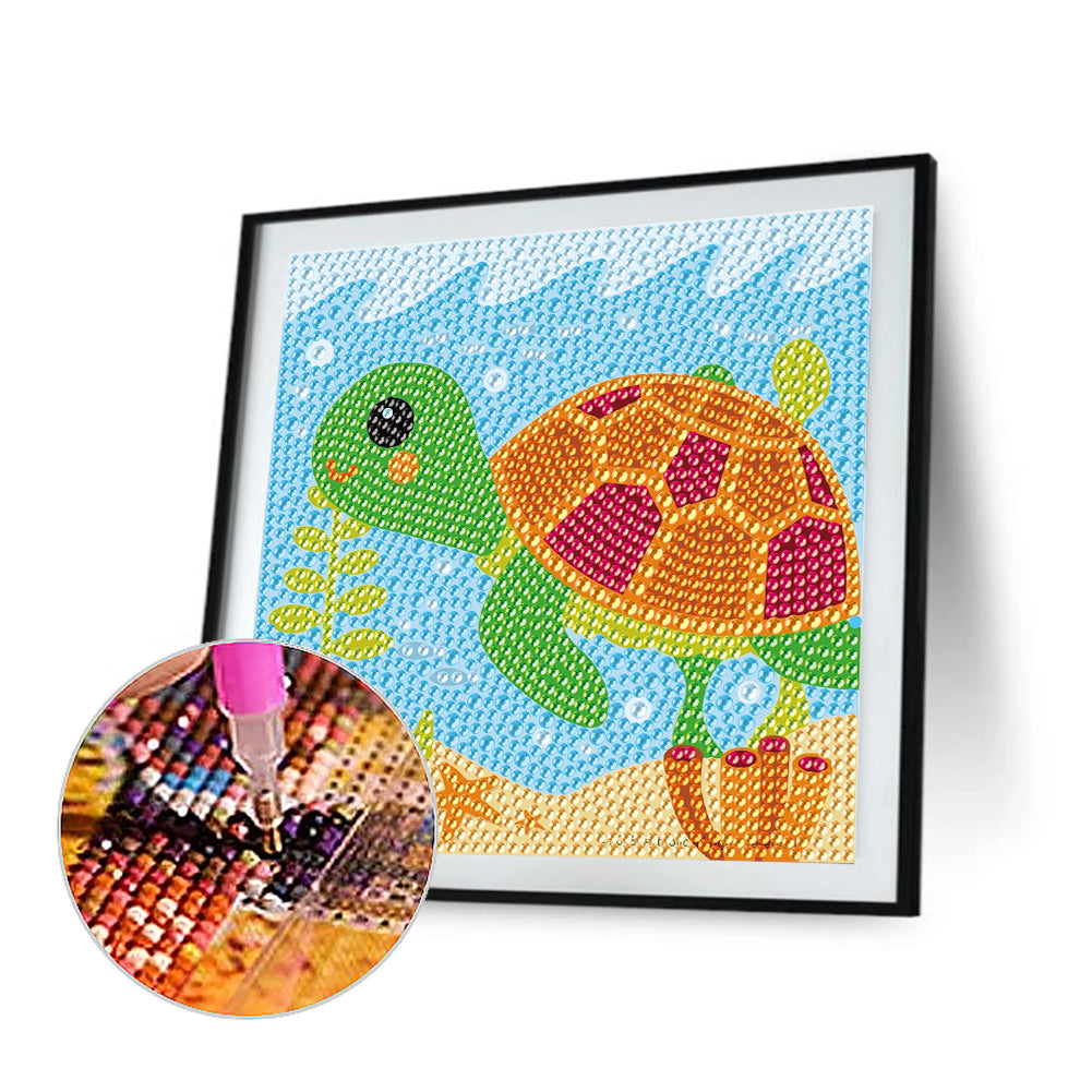 Simple Children'S Painting - Crystal Drill Diamond painting 18*18CM
