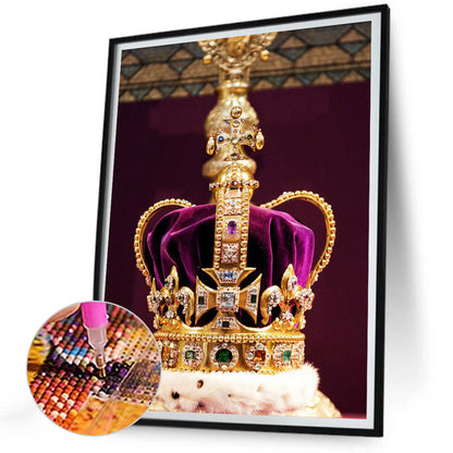 Crown Of St Edward Of England - Full Round Drill Diamond Painting 30*40CM