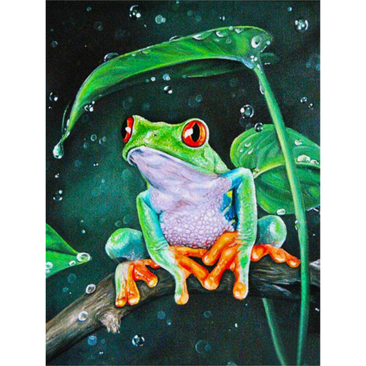 Frog - Full Round Drill Diamond Painting 40*50CM