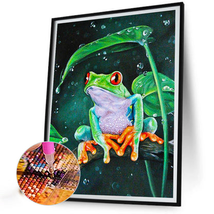 Frog - Full Round Drill Diamond Painting 40*50CM