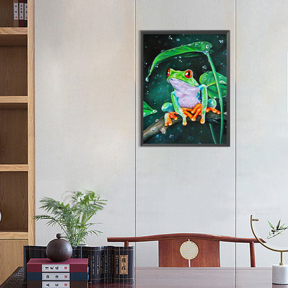 Frog - Full Round Drill Diamond Painting 40*50CM