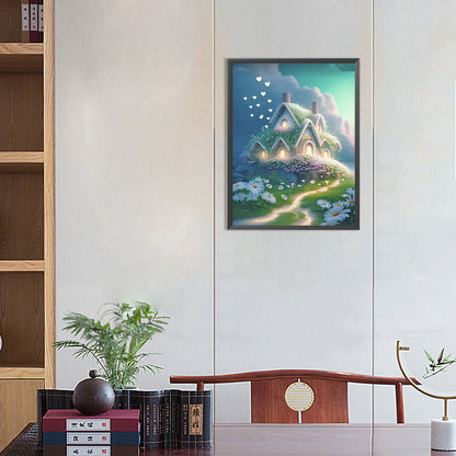 Multiple Houses - Full Round Drill Diamond Painting 30*40CM