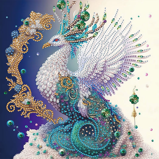 Beautiful Kong Yu - Special Shaped Drill Diamond Painting 30*30CM