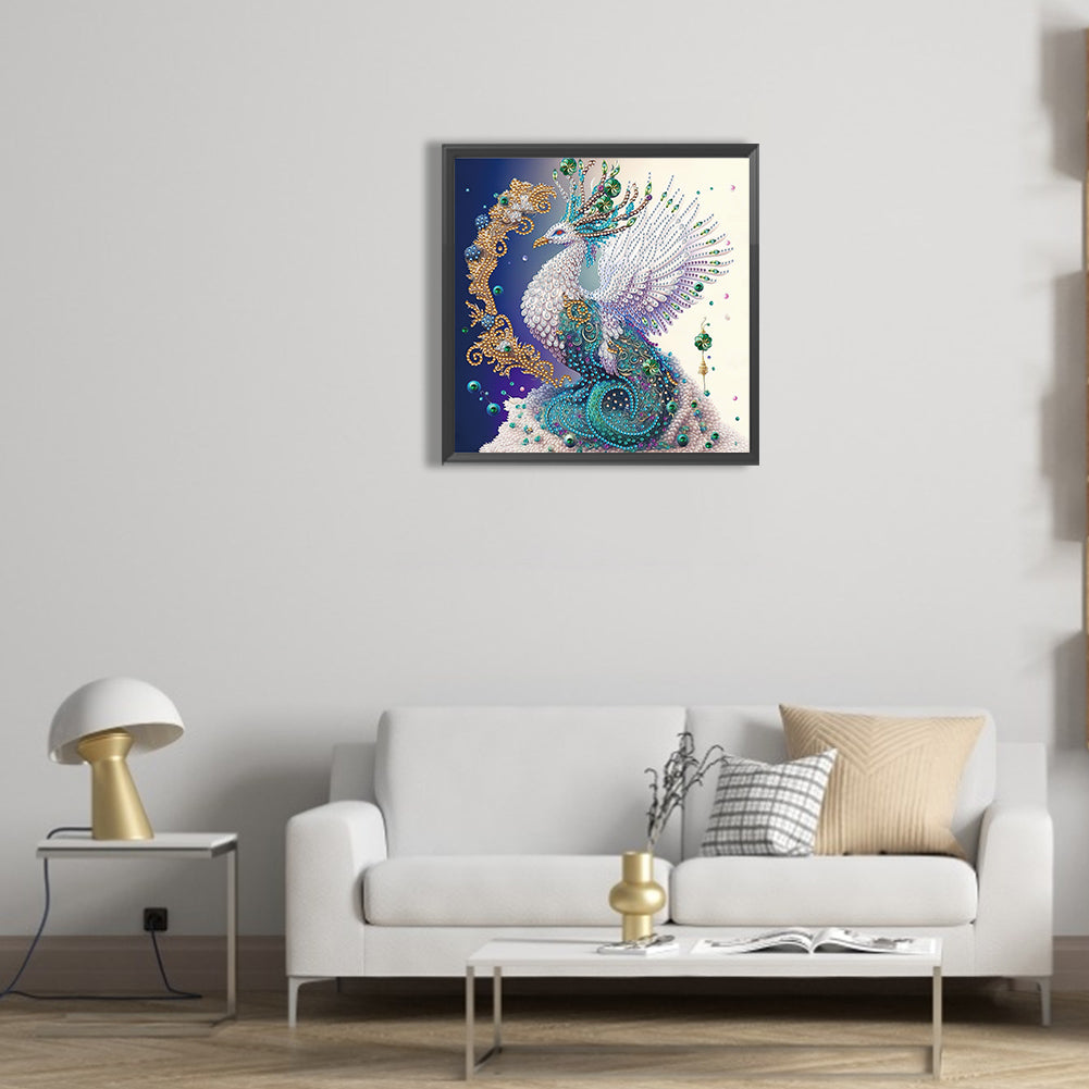 Beautiful Kong Yu - Special Shaped Drill Diamond Painting 30*30CM