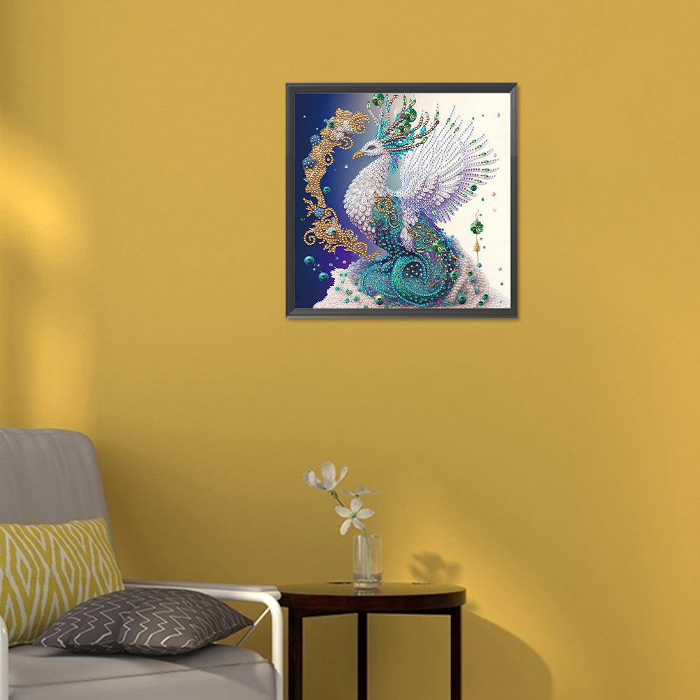 Beautiful Kong Yu - Special Shaped Drill Diamond Painting 30*30CM