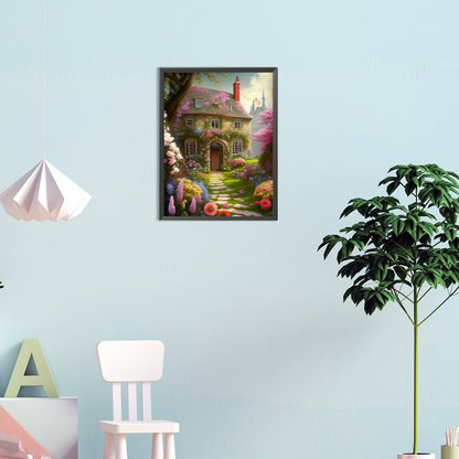 House House - Full Round Drill Diamond Painting 30*40CM
