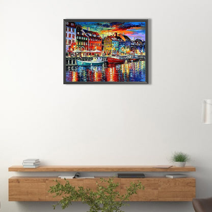Landscape - Full Round Drill Diamond Painting 40*30CM